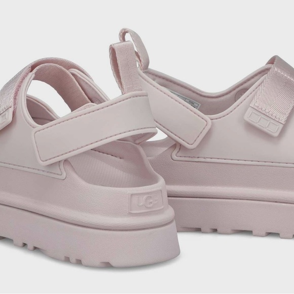 NIB UGG Goldenglow Platform Sandals in Bay Fog Size 8 - Picture 3 of 6